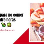 Consejos para no picar y dejar de comer entre horas Consejos para no picar entre horas
